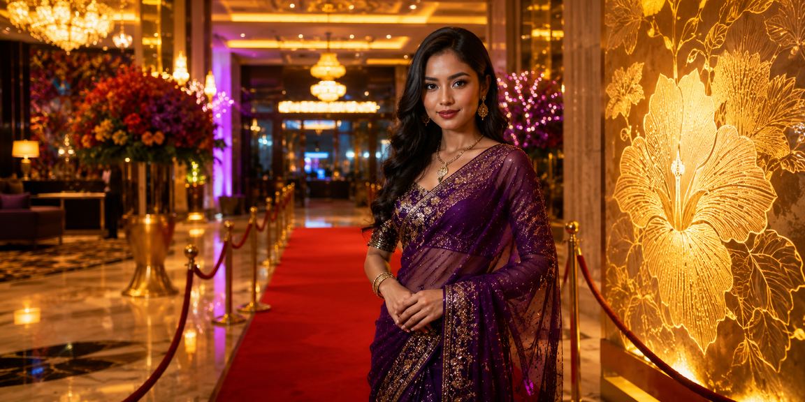 Loteri gaya Melayu Malaysia dengan suasana tempatan yang meriah di platform 1902